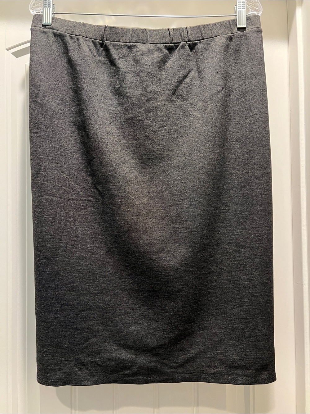 Ada Faye Modest Women's Charcoal Stretch Pencil Skirt NWOT